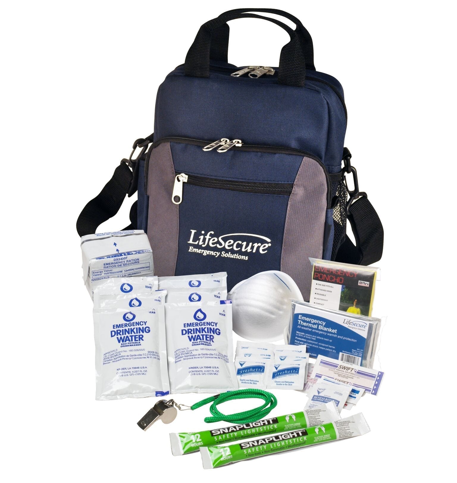 LifeSecure Compact 3-DAY Emergency Survival Kit (80001)