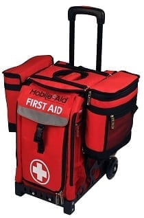 Medical Saddle Bag on First Aid Cart