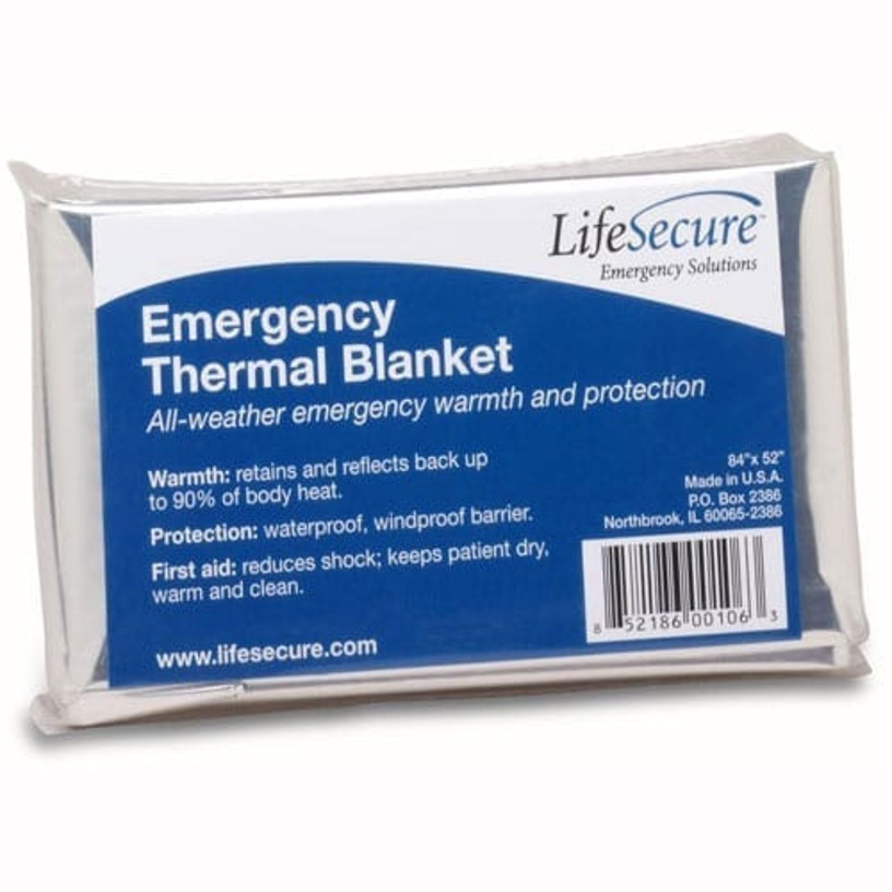 LifeSecure emergency thermal blanket